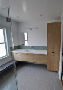 Parson Architecture Oxford Square Renovation Addition Traditional Modern Bath Custom Tile