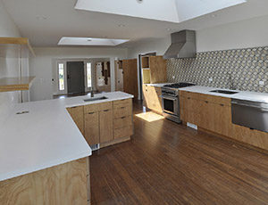 Parson Architecture Oxford Square Renovation Addition Traditional Modern Kitchen Custom Tile